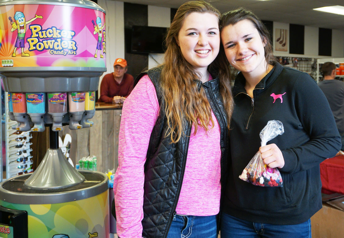 High-school students Abby Johnson and Avery Cooney
